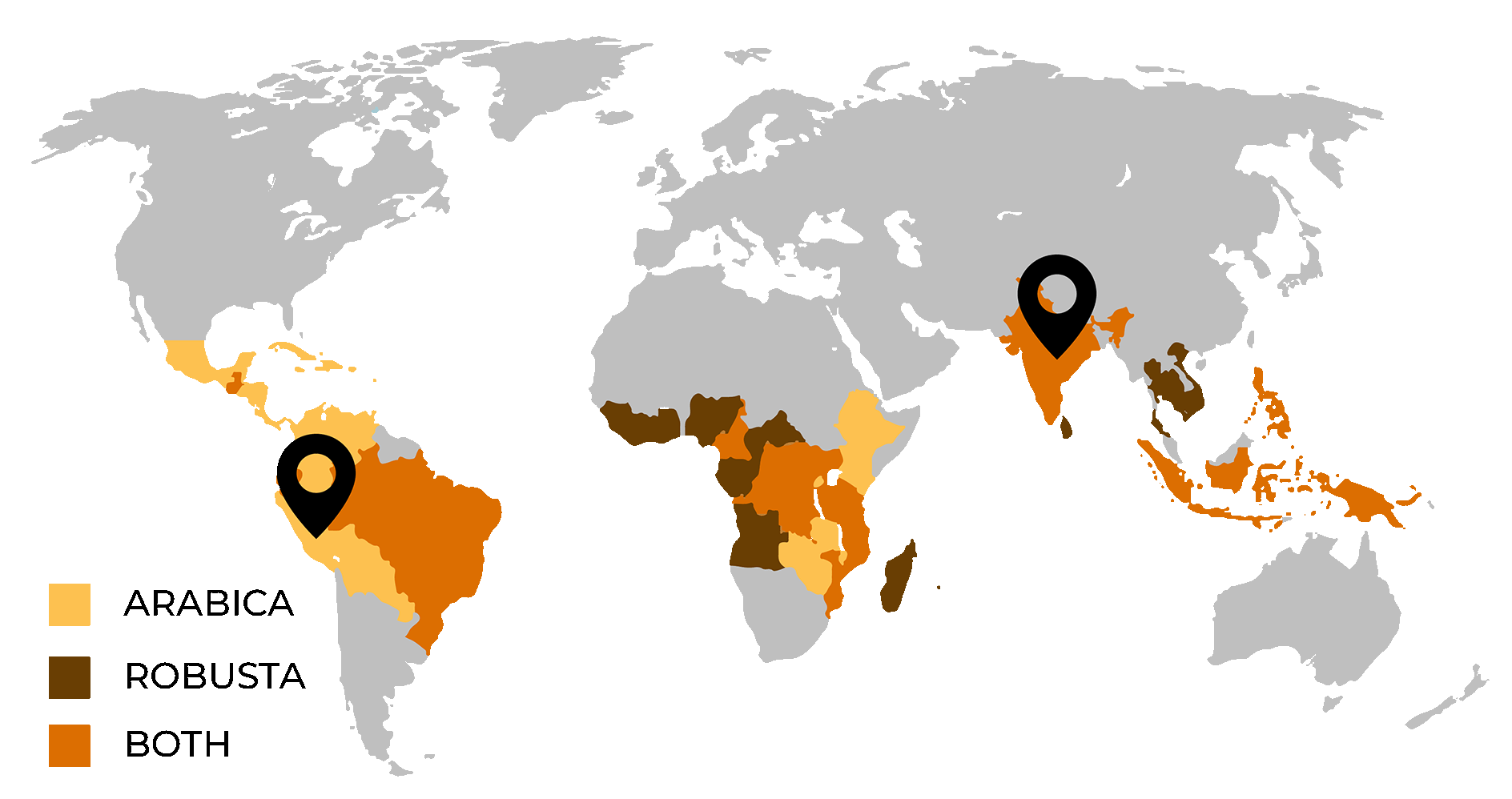 Immagine luogo di provenienza caffè Aroma Naturale