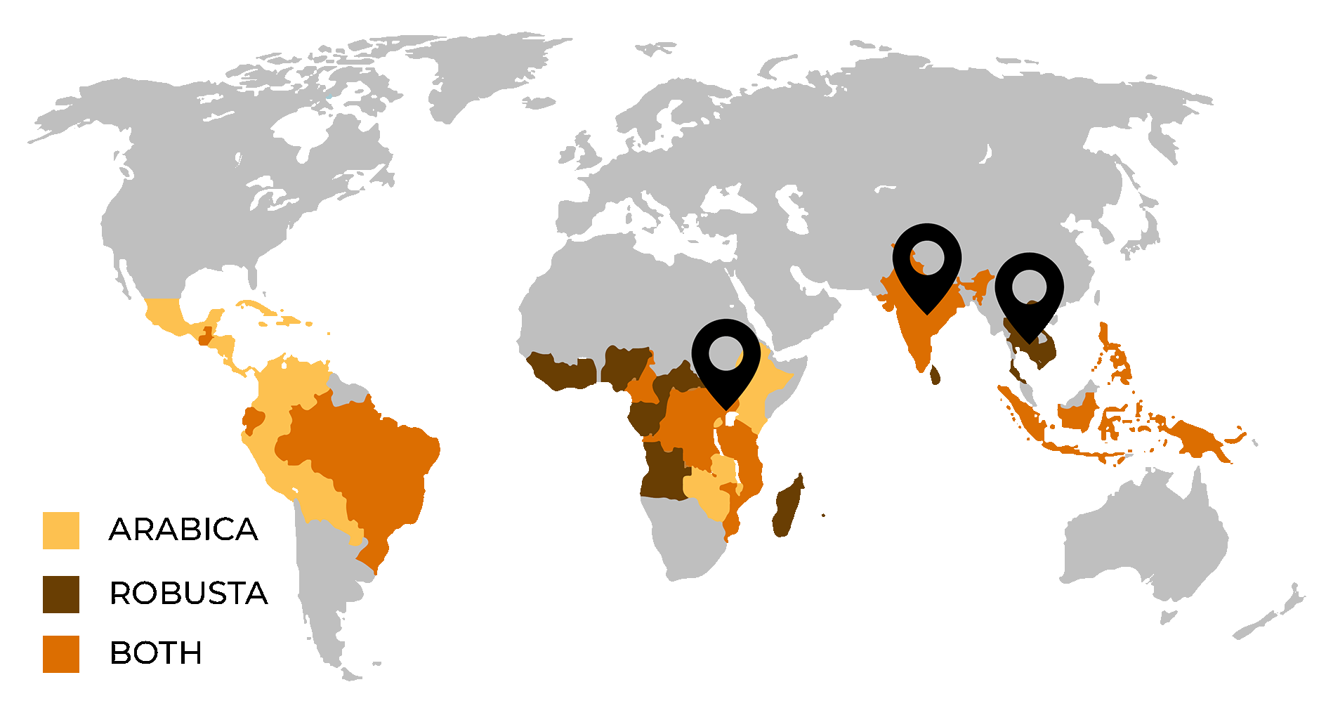 Immagine luogo di provenienza caffè Aroma Intenso