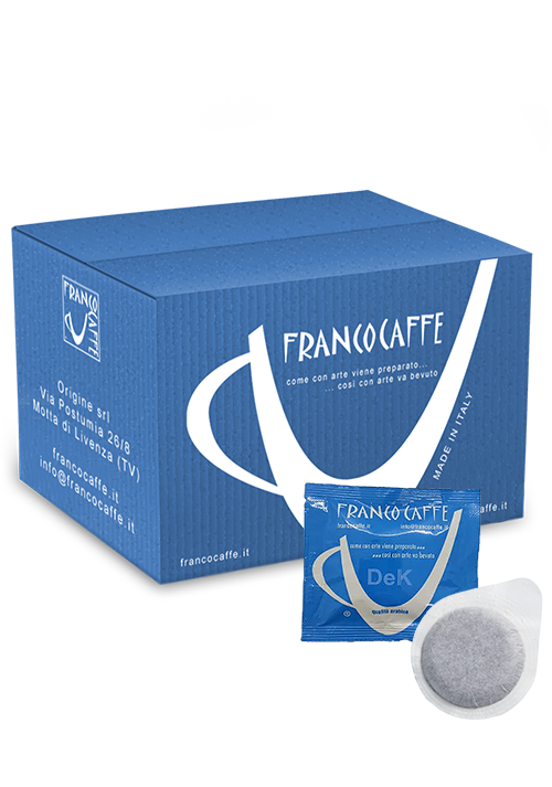 Photo 100 Decaffeinated coffee pods Francocaffe