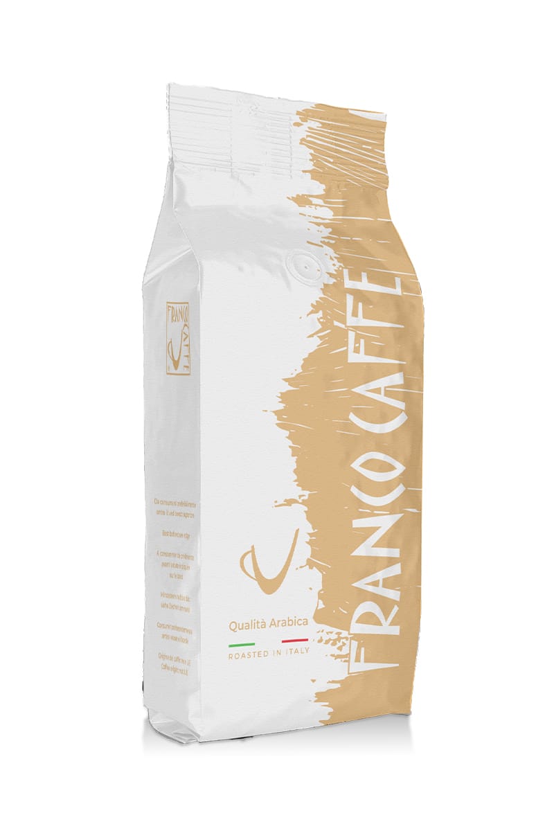 Francocaffe coffee Kilimanjaro Arabica Quality bland in 1 kg bag