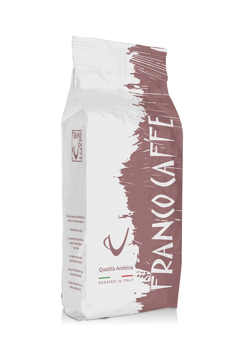 Francocaffe coffee Super Crema Arabica Quality bland in 1 kg bag